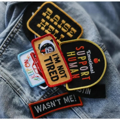 Custom Embroidered Patches Logo Patch Design Your Own Iron-On Patches Personalized Embroidered Patches for Clothes Backpacks Hat