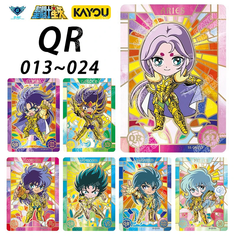 Kayou Saint Seiya Card Full Series Rare BP MR QR UR PR AR SSR SR R UTR Card Anime Collection Card Game Children's Toy Gift
