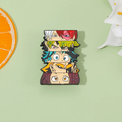 Cartoon Anime Movies Enamel Pin Metal Badge Brooch