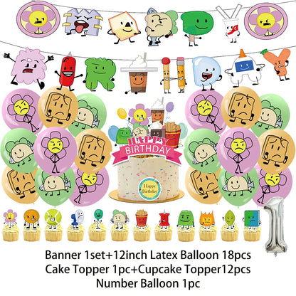 Battle For Dreaming Island Birthday Backdrop Set