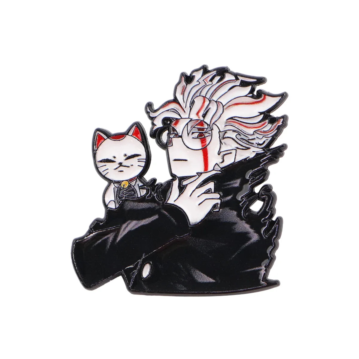 Anime Characters Kawaii Cat Enamel Pin
