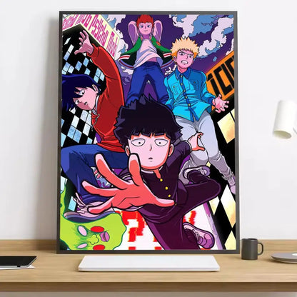 Mob Psycho 100 Reigen Canvas Poster
