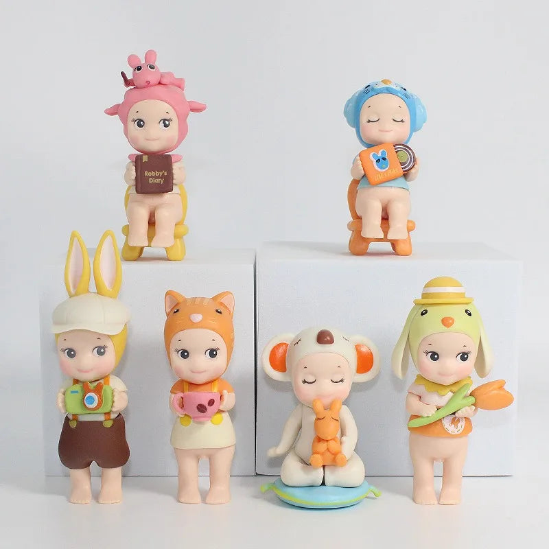 Cute AngelEnjoy The Moment Series Blind Box Anime Mini Figures Ornaments Cartoon Dolls Desktop Valentine'S Day Gift