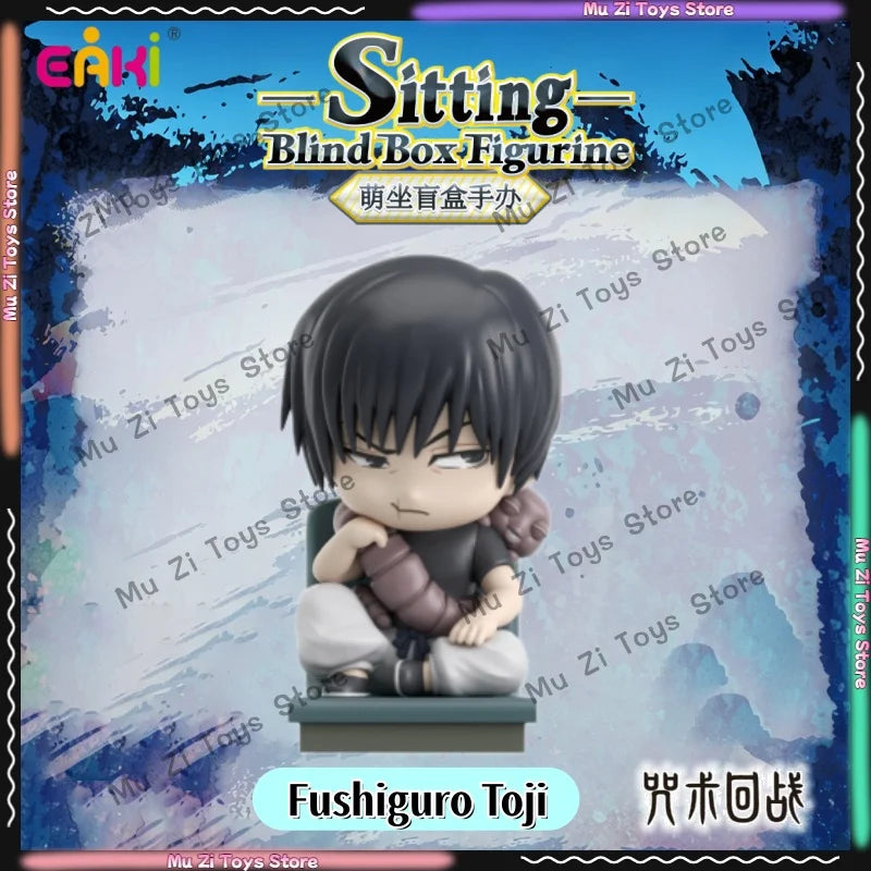 Genuine EAKI Jujutsu Kaisen Figurine Blind Box PVC Anime Action Figure Gojo Satoru Geto Suguru Fushiguro Toji Toy Gift