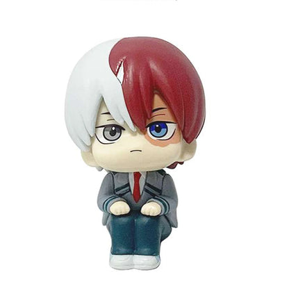 Q-version Anime Figure  Pvc Bakugou Katsuki Midoriya Izuku Todoroki Shoto Action Figures Anime Gift Collection Series Model Toy