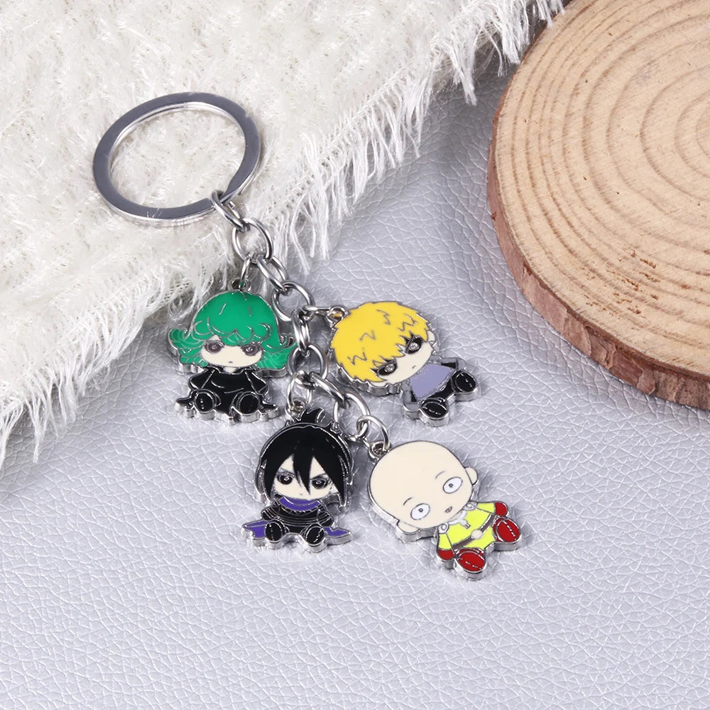 One Punch Man Saitama Keychain