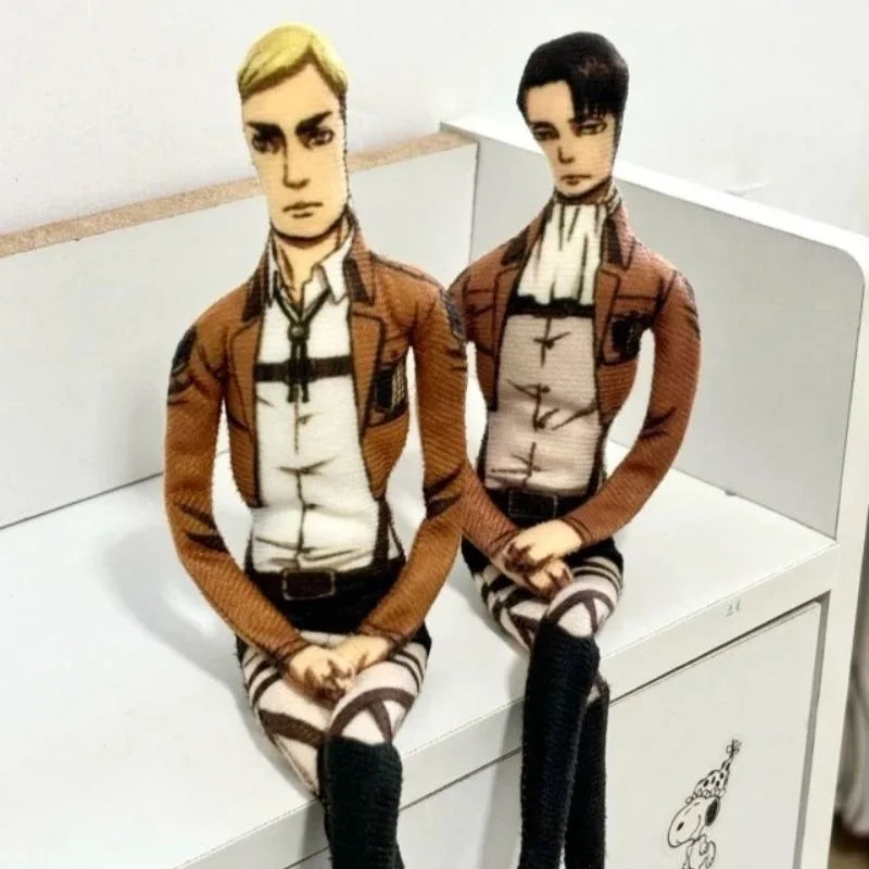 Anime Attack On Titan Levi Cosplay Body Wire Skeleton Action  Abstract Model Fashion Dolls Kids Birthday Gifts