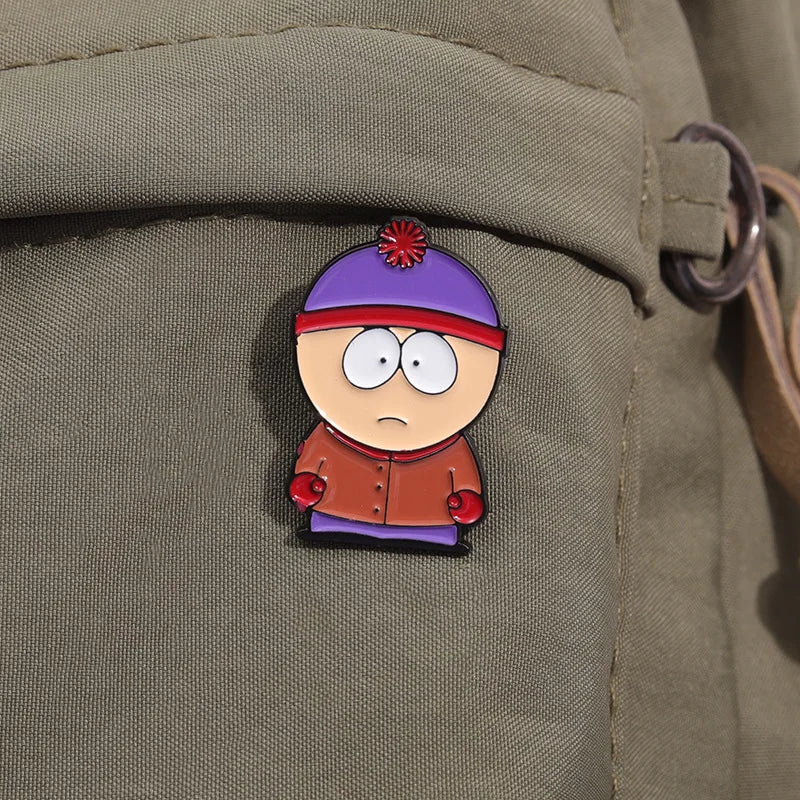 Cute Character Enamel Pins Custom Screw You Cuys Brooches Lapel Badges Funny Jewelry Gift for Friends