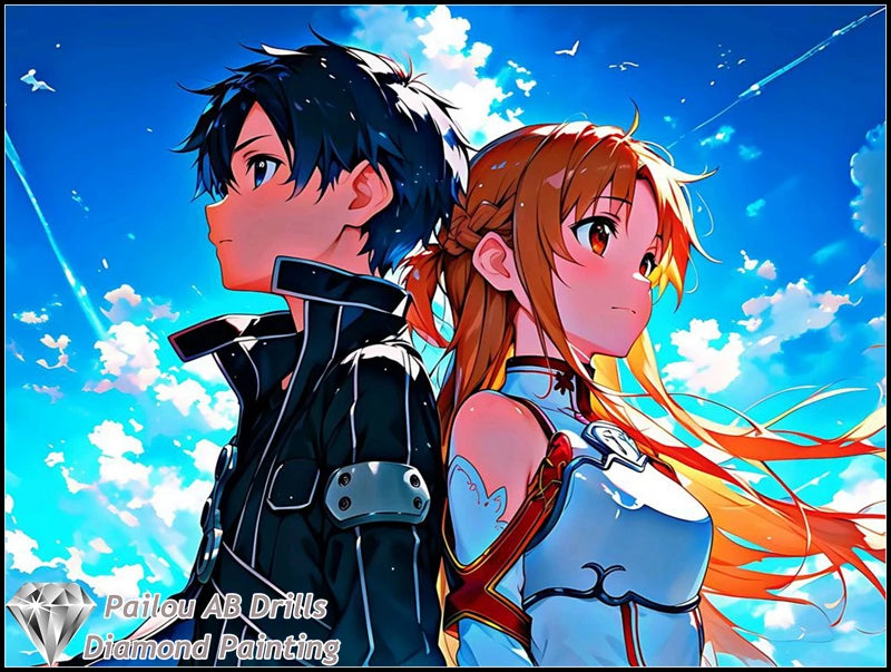Sword Art Online Asuna Kirito Diamond Painting