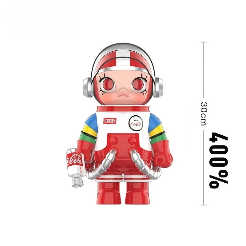POP MART Giant Space Molly 400% Series Limited Edition Anime Action Figure Decorative Ornament Collectible Christma Gift