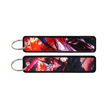 Anime Character Embroidery Keychain