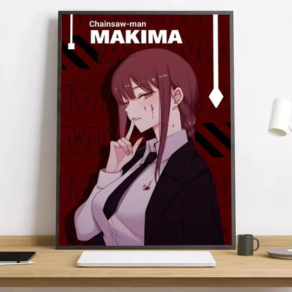 Chainsaw Man Makima Canvas Poster