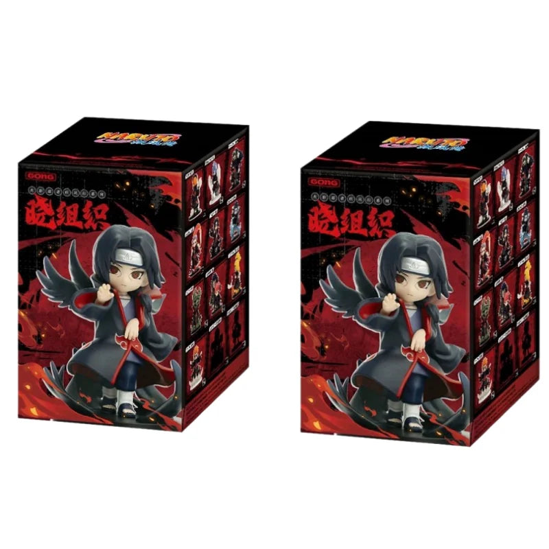 Original POP MART GONG Naruto Shippuden Akatsuki Arc Series Blind Box Trendy Toys Mystery Box Guess Action Figure Birthday Gifts