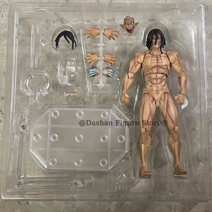 Attack on Titan Figure Revoltech The Armored Titan Action Figures Amazing Yamaguchi Yoroi no Kyojin Reiner Braun PVC Model Toys
