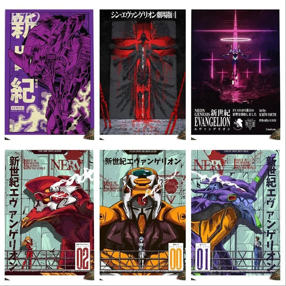 Neon Genesis Evangelion Shinji Canvas Print
