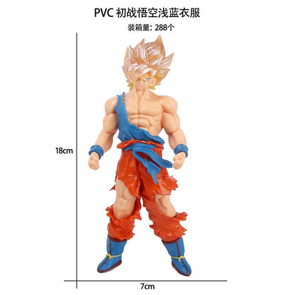 Dragon Ball Z Super Saiyan Son Goku Action Figure Set - Includes Son Gohan Vegeta Broly Piccolo Majin Buu Collectible