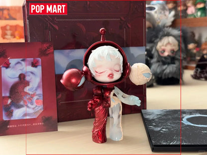 Pop Mart Skullpanda Bjd Nana Figures Baby Series Flower Blooming Figure Pink Green SP Art Toy Limited Dolls Surprise Toy Gift