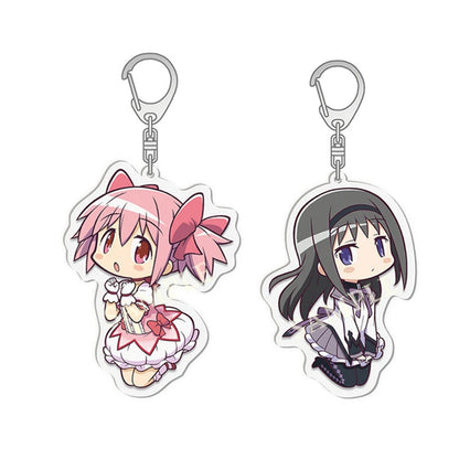 Puella Magi Madoka Magica Character Keychain