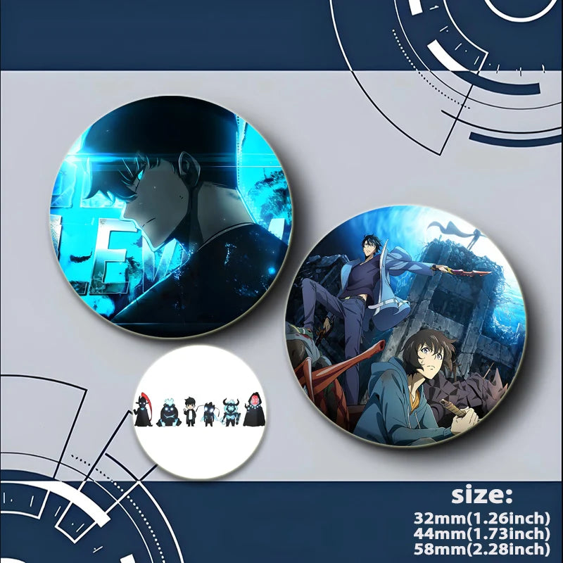 Solo Leveling Cheng Xiaoyu Button Pin