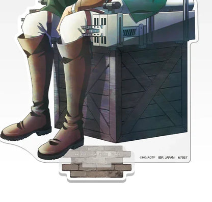 15Cm Acrylic Standee for Attack on Titan Levi Ackerman Erwin Smith Cartoons Standee Deskto Decoration Exquisite Gift Ornament
