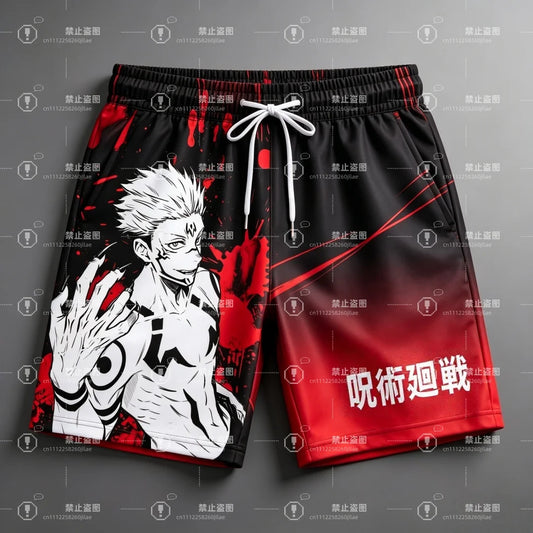 Jujutsu Kaisen Ryomen Sukuna Board Shorts