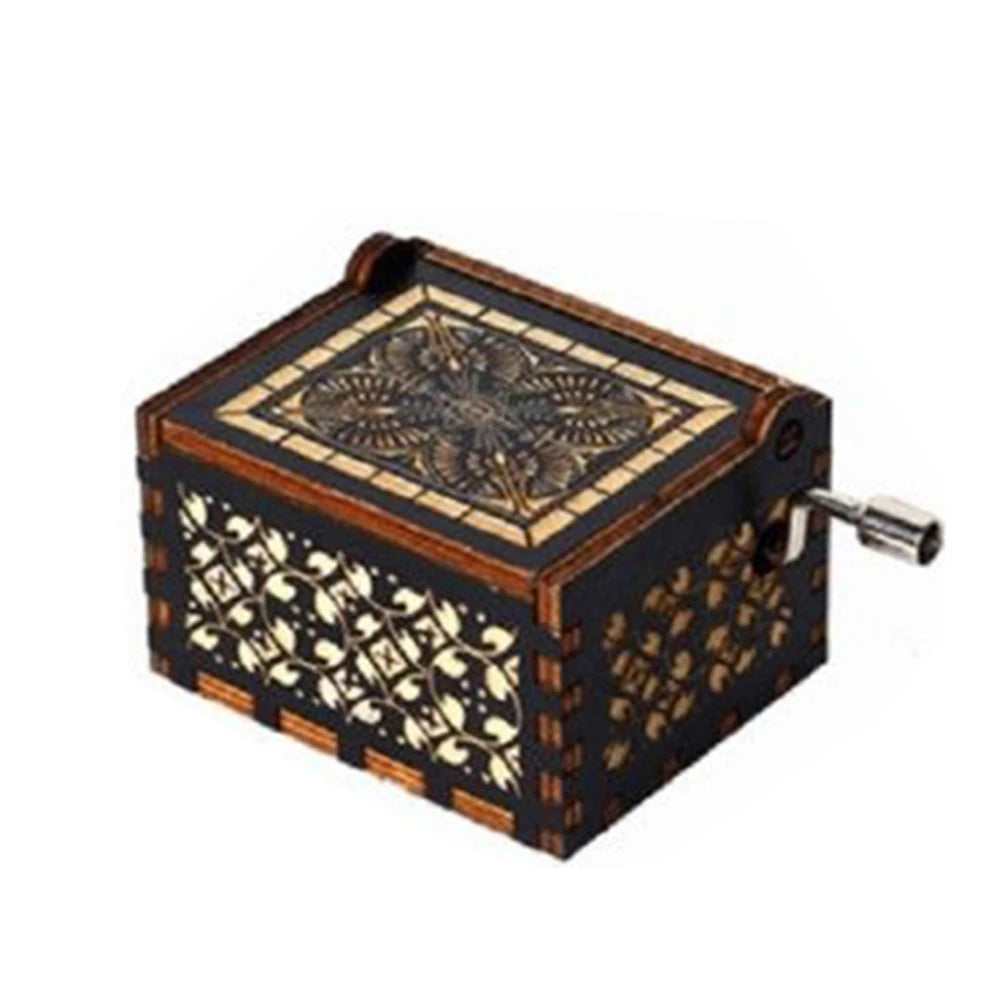 Creative Wooden Music Box Attack on Titan Birthday Present Valentine's Day Christmas Gift