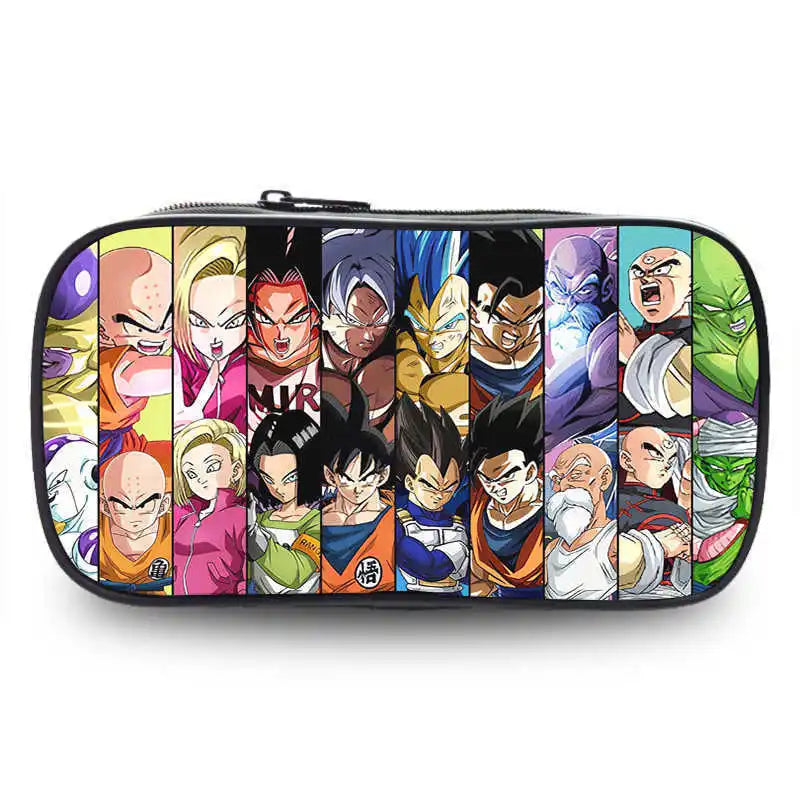 Dragon Ball pencil case cartoon anime merchandise durable Oxford cloth stationery box student study supplies printed storage bag