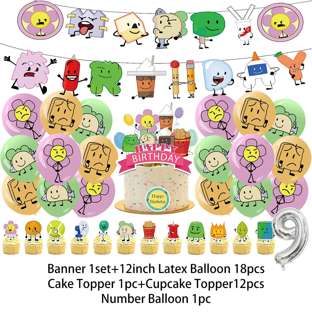 Battle For Dreaming Island Birthday Backdrop Set