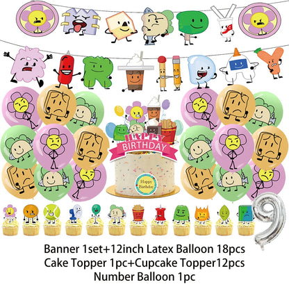 Battle For Dreaming Island Birthday Backdrop Set