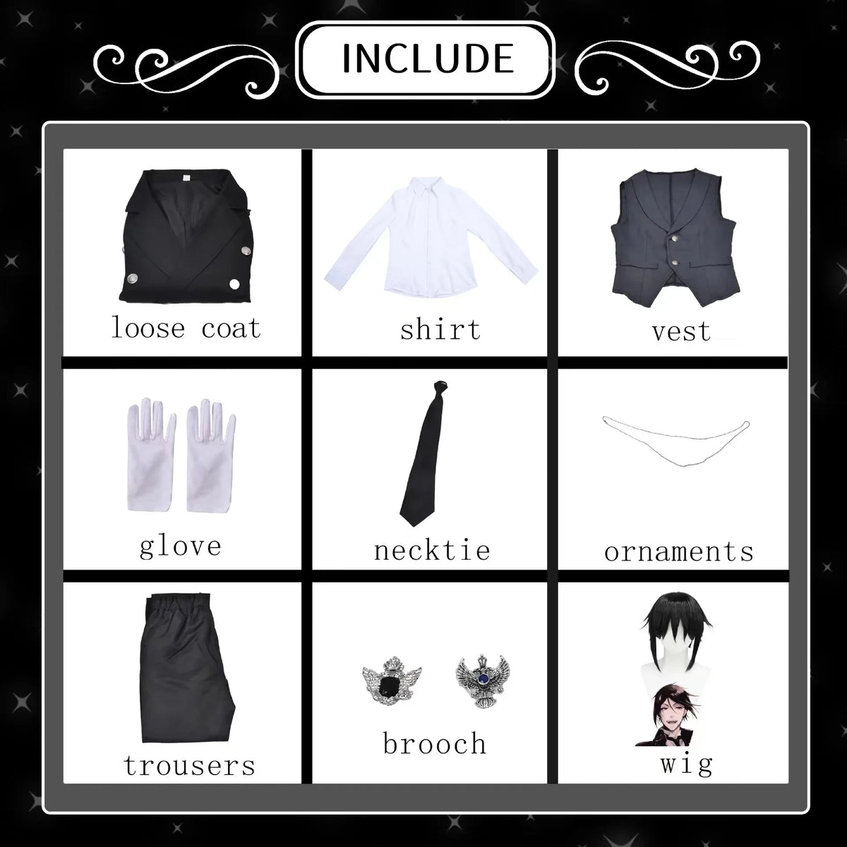Black Butler Sebastian Michaelis Costume