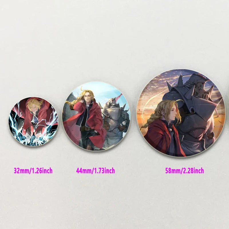 Fullmetal Alchemist Brooch Pin – 58mm