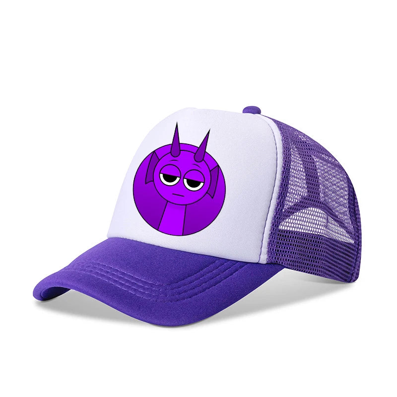 Sprunkis Cartoon Mesh Cap