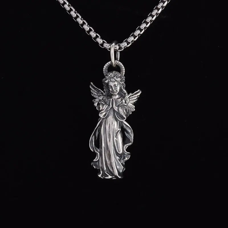 Anime Mecha Girl Pendant Necklace