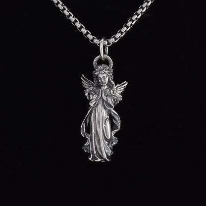 Anime Mecha Girl Pendant Necklace