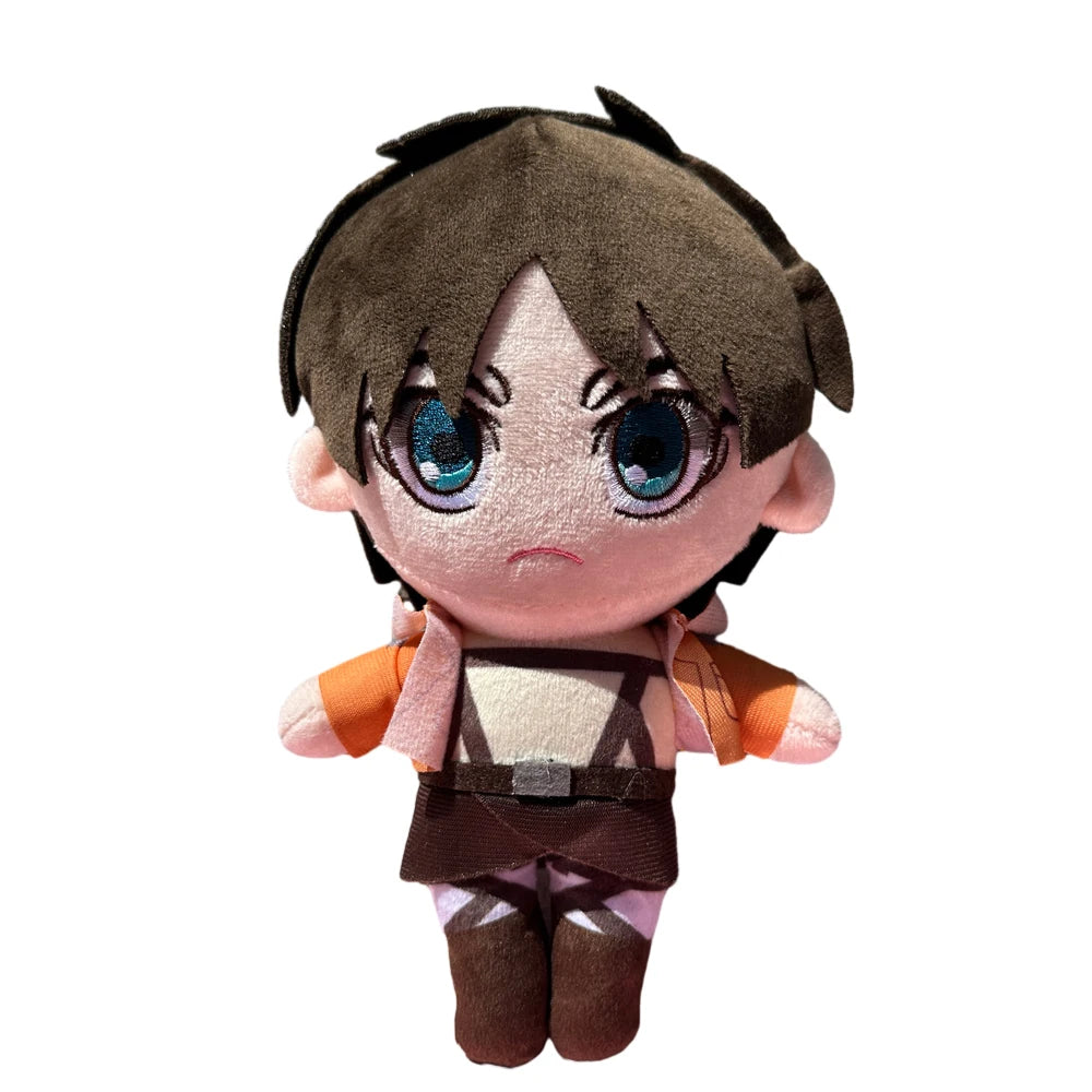 20Cm Anime Attack on Titan Plush Toys Doll Kawaii  Cute Soft Stuffed Plush Pillow Levi Eren Mikasa Stuffed Doll Gifts For Kids