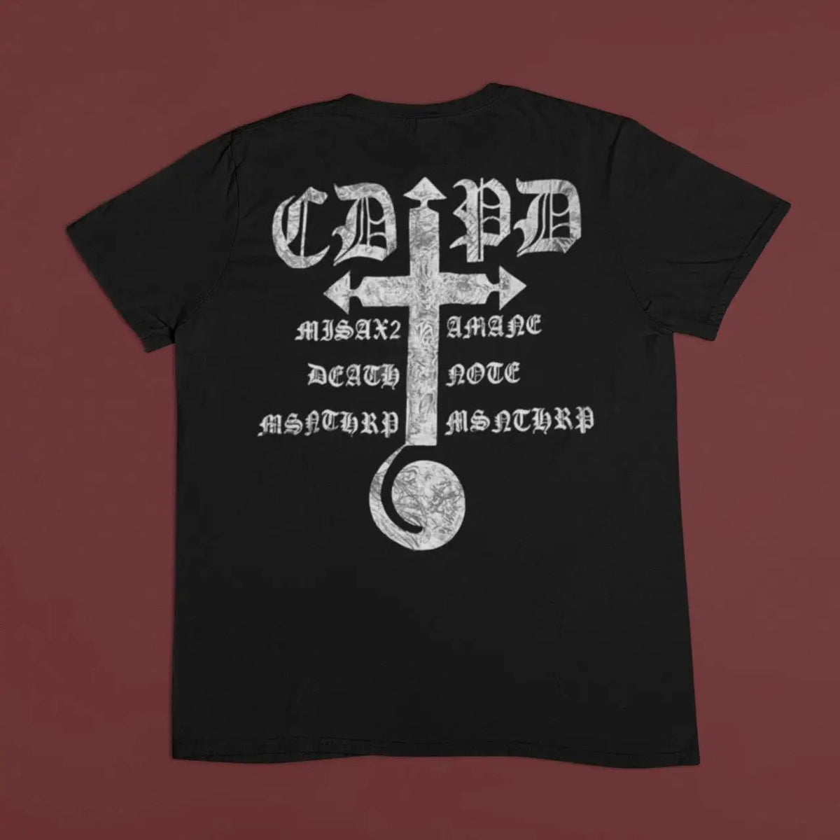 Gothic Skull Print T-Shirt
