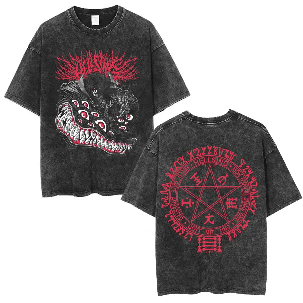 Hellsing Ultimate Alucard Washed T-Shirt