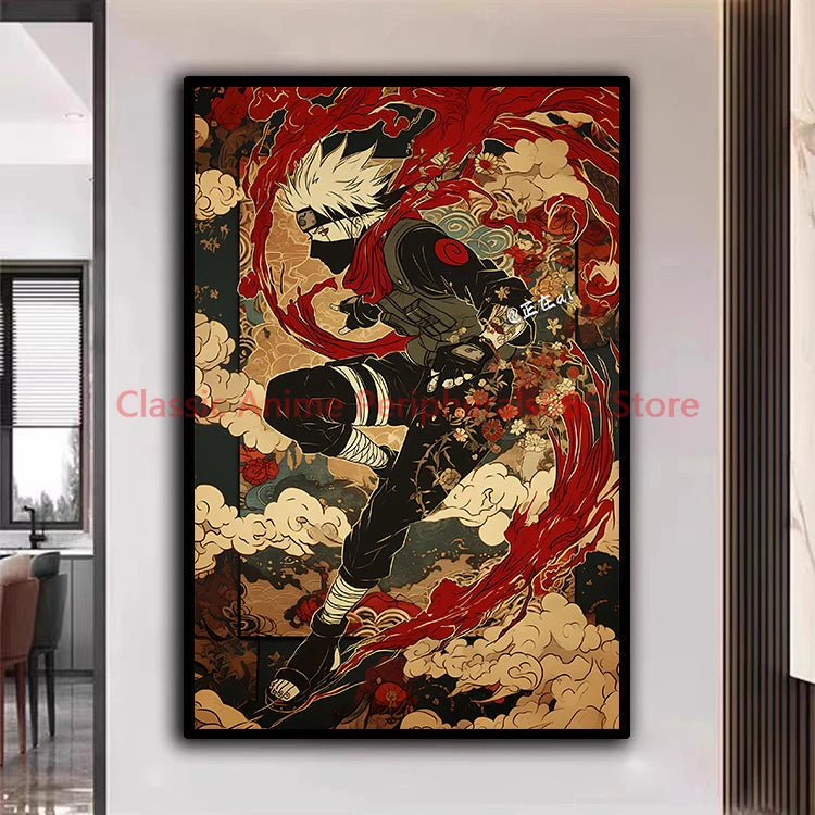Naruto Akatsuki Ukiyo-E Poster