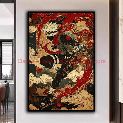 Naruto Akatsuki Ukiyo-E Poster