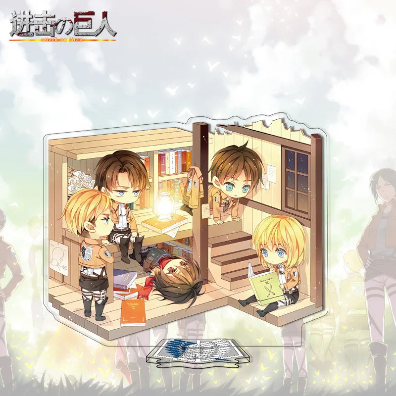Attack on Titan Acrylic Stand 41-80 Anime Figure Custom Made One Piece Drop Shipping Wholesale Distributor Merchandise