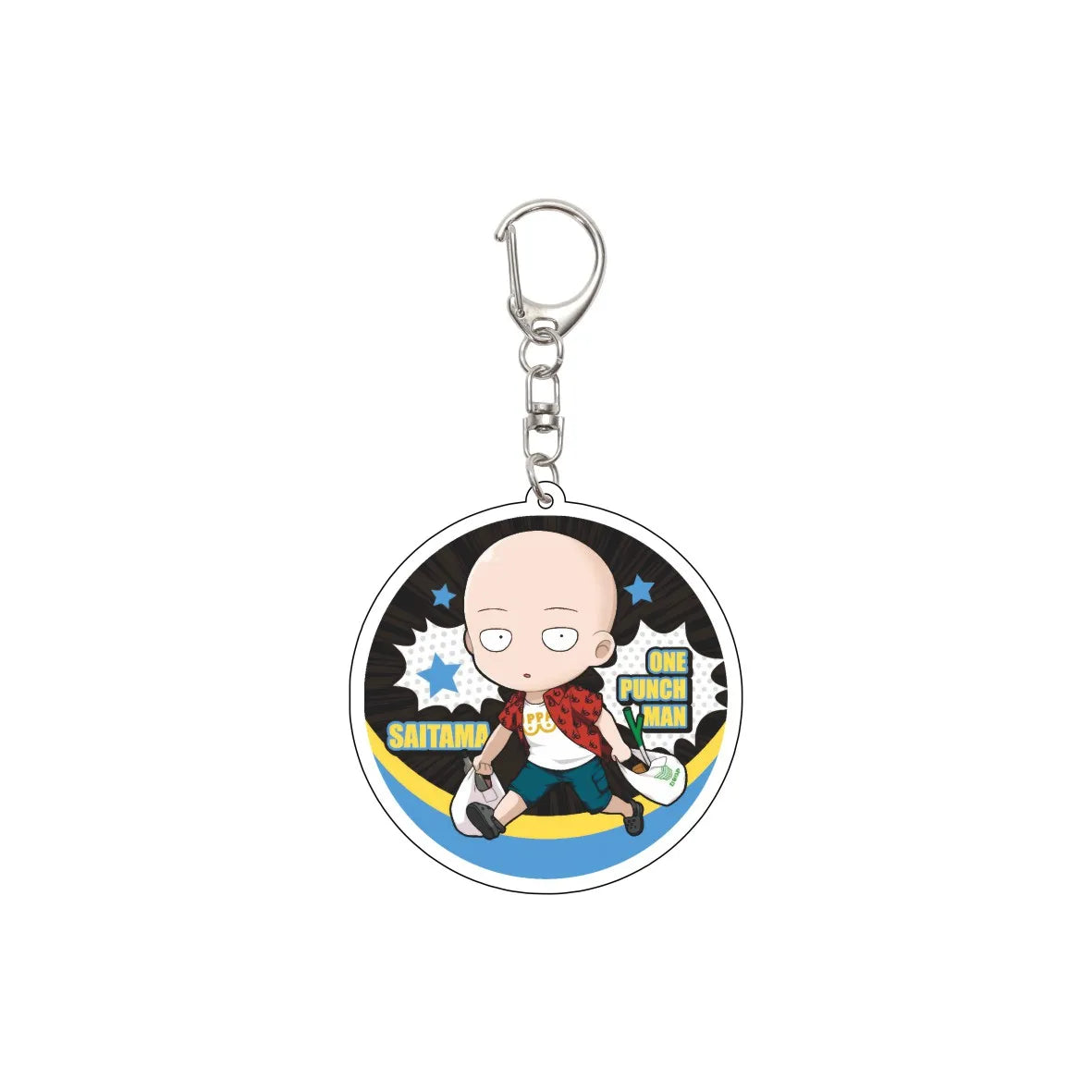 One Punch Man Saitama Keychain