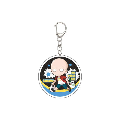 One Punch Man Saitama Keychain