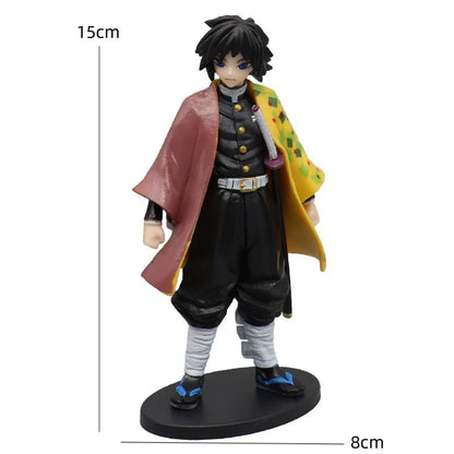 Anime Figure Demon Slayer Figures Kimetsu No Yaiba Doll Tanjiro Nezuko Zenitsu Figurine Inosuke Warrior Action Figure Model Toys