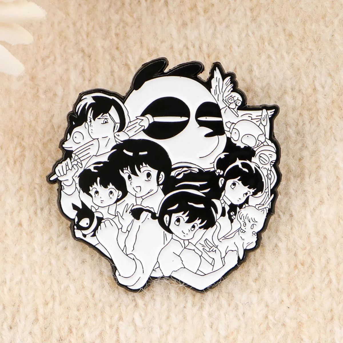 Classic Japanese Anime Boy Enamel Pin Women's Brooch