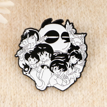 Classic Japanese Anime Boy Enamel Pin Women's Brooch