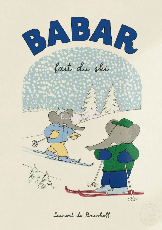 Babar Family Car Canvas Poster