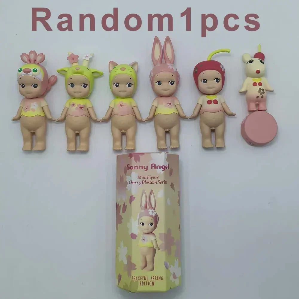 Mini Sonny Blind Box Cherry Blossom Spring Series Mini Anime Figures Ornaments Christmas Birthday Gift