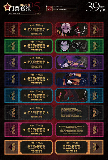 The Freak Circus Pierrot Acrylic Sign