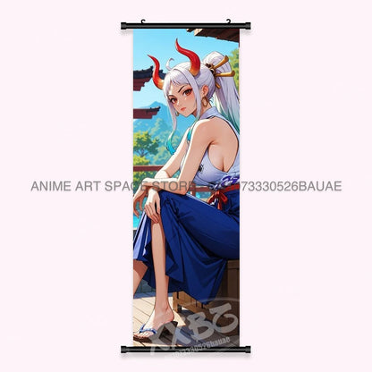One Piece Yamato Canvas Poster