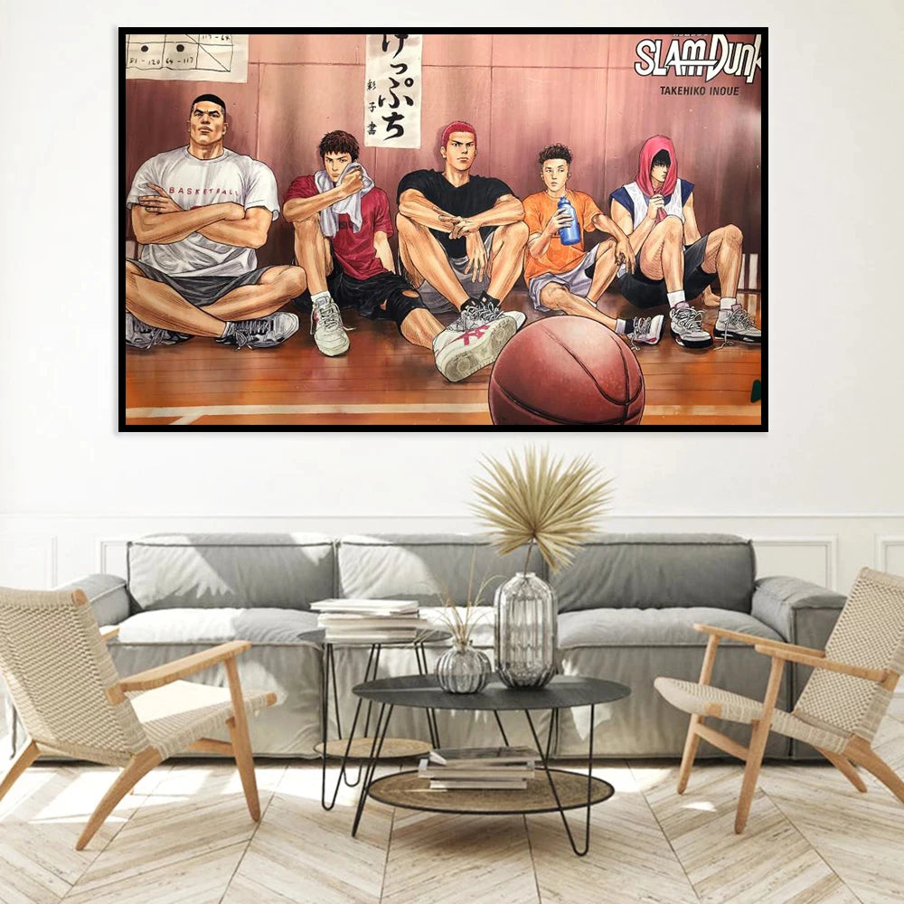 Slam Dunk Sakuragi Canvas Poster